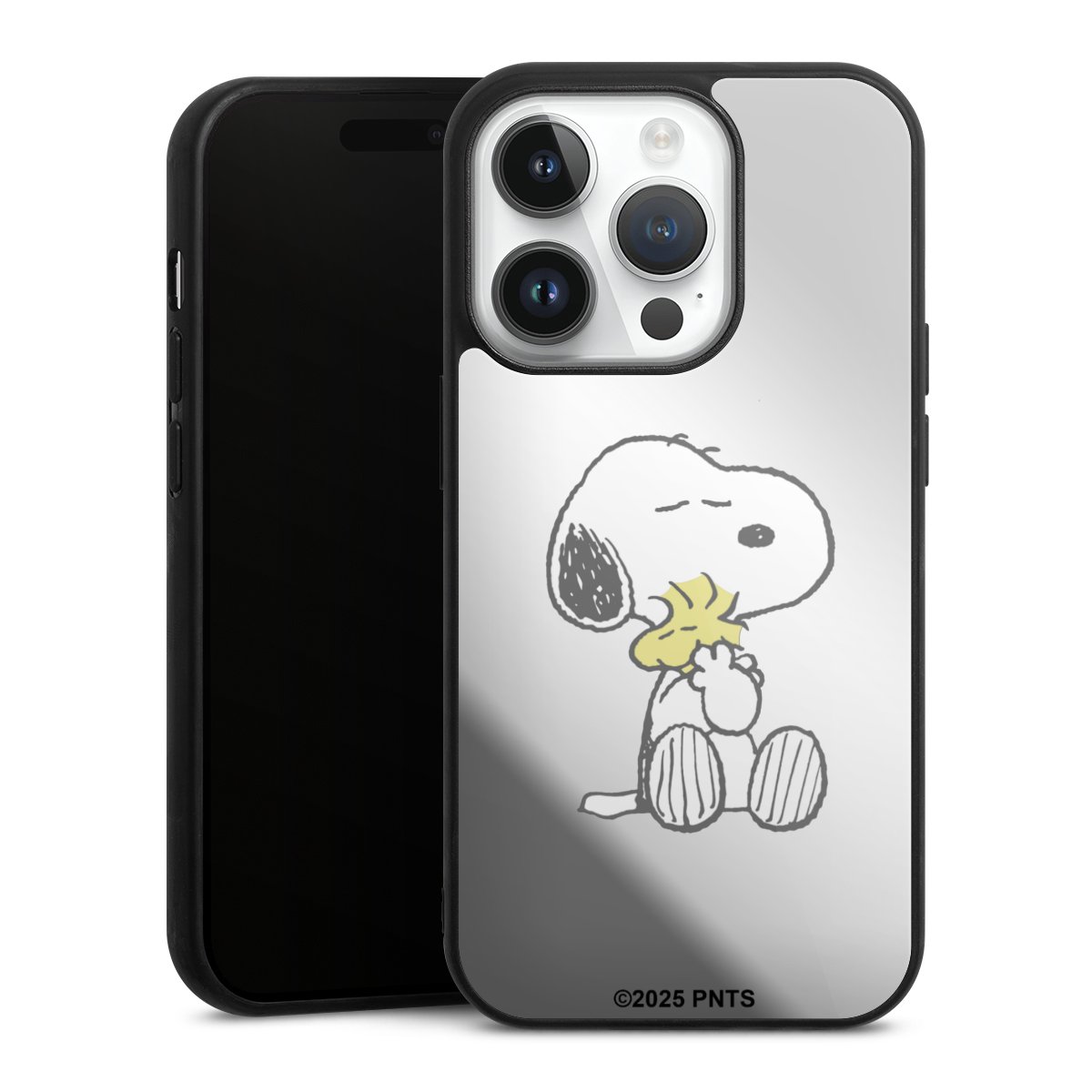Snoopy And Woodstock Cuddling transparent