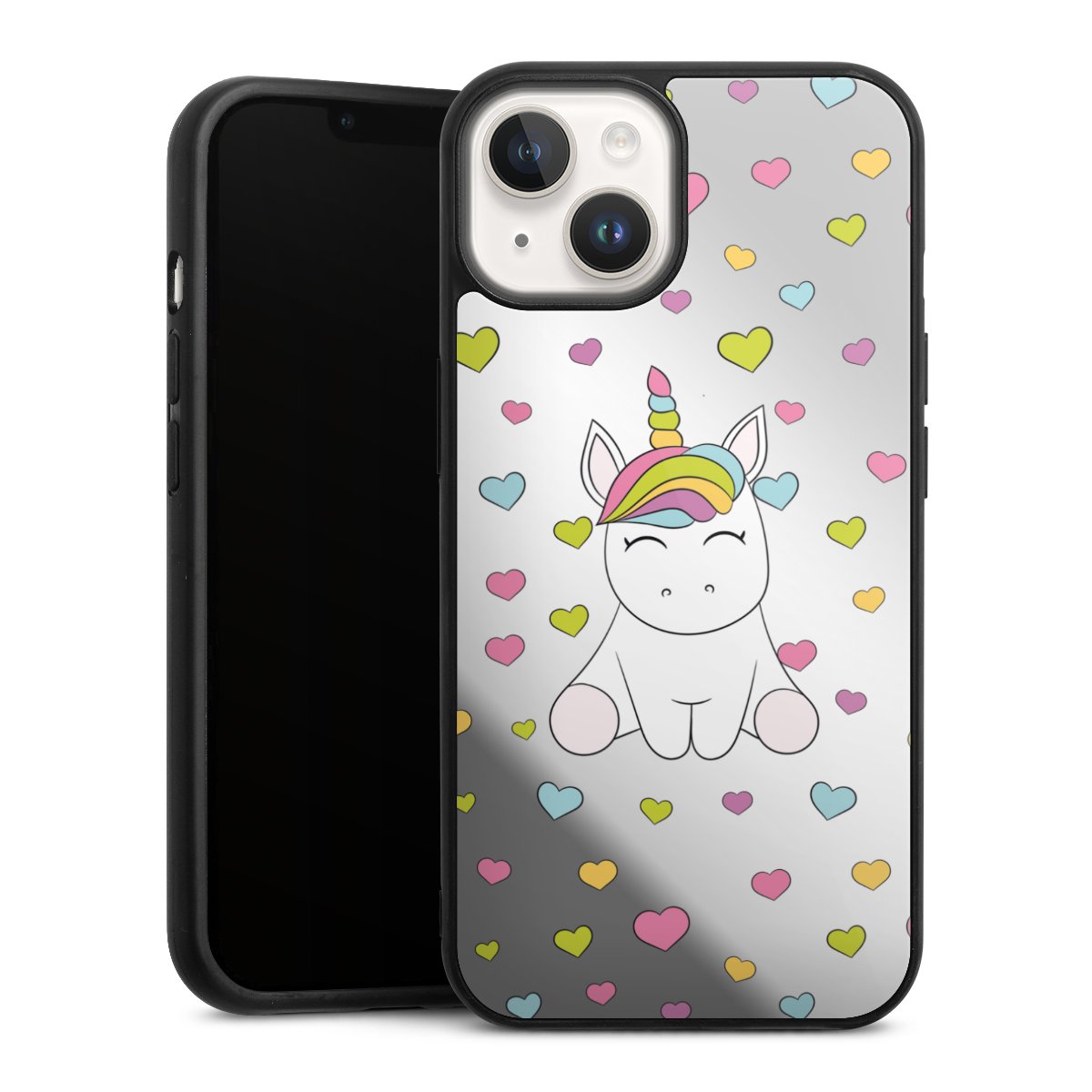 Unicorn Love Pattern ohne Hintergrund