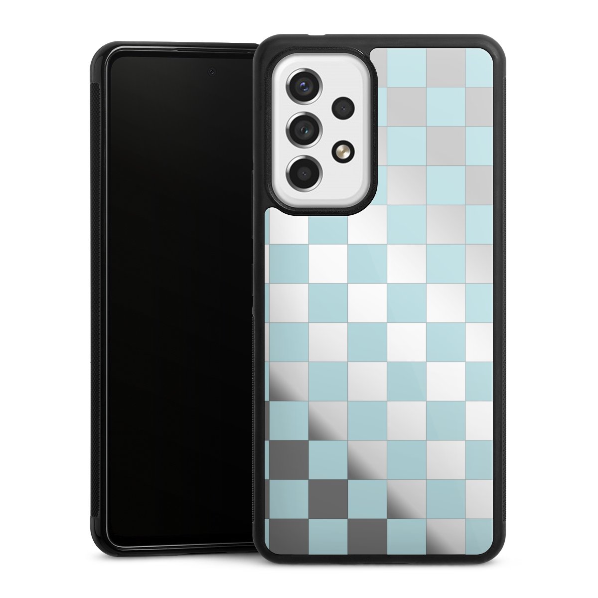 Carreaux bleus souples