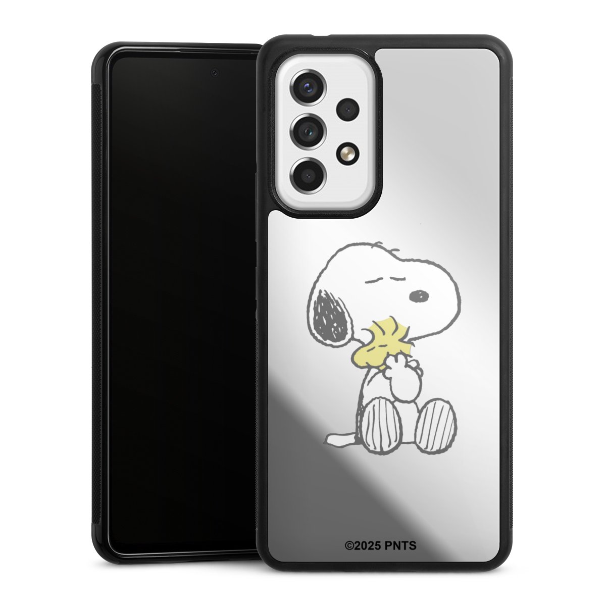 Snoopy And Woodstock Cuddling transparent