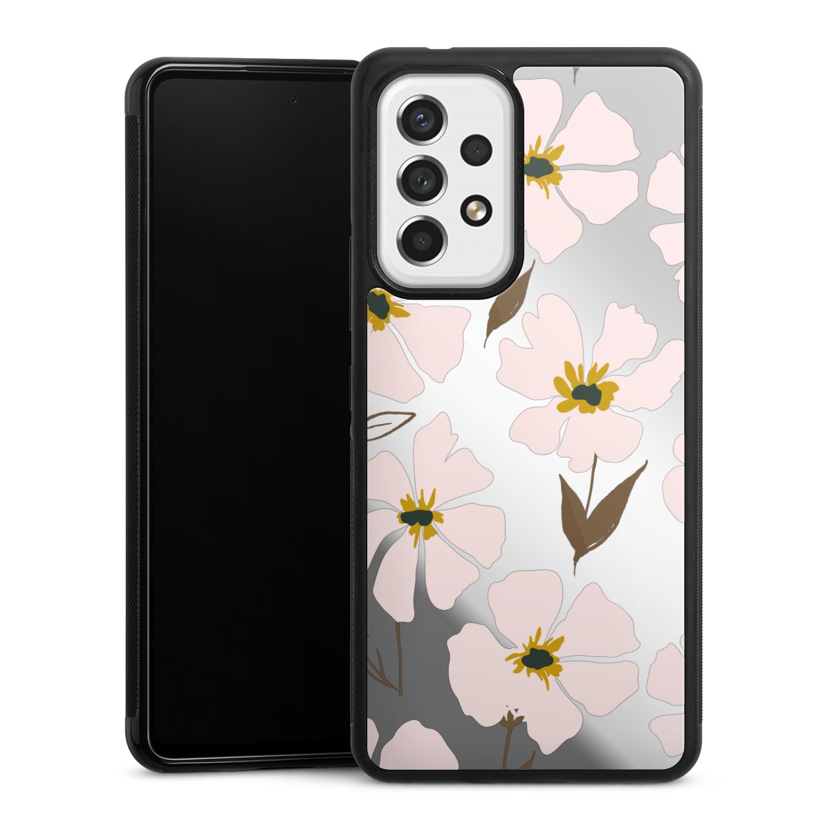 Simple Pastell Flowers Rose Transparent
