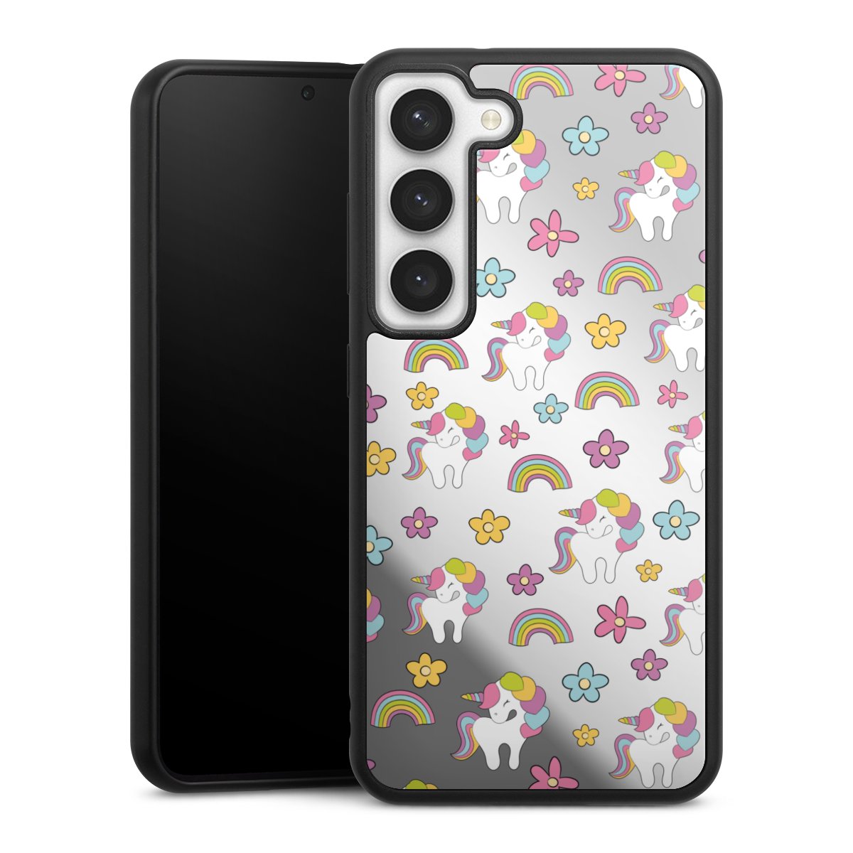 Unicorn Rainbow Pattern ohne Hintergrund