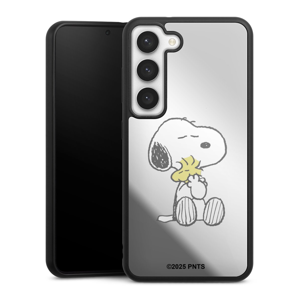 Snoopy And Woodstock Cuddling transparent