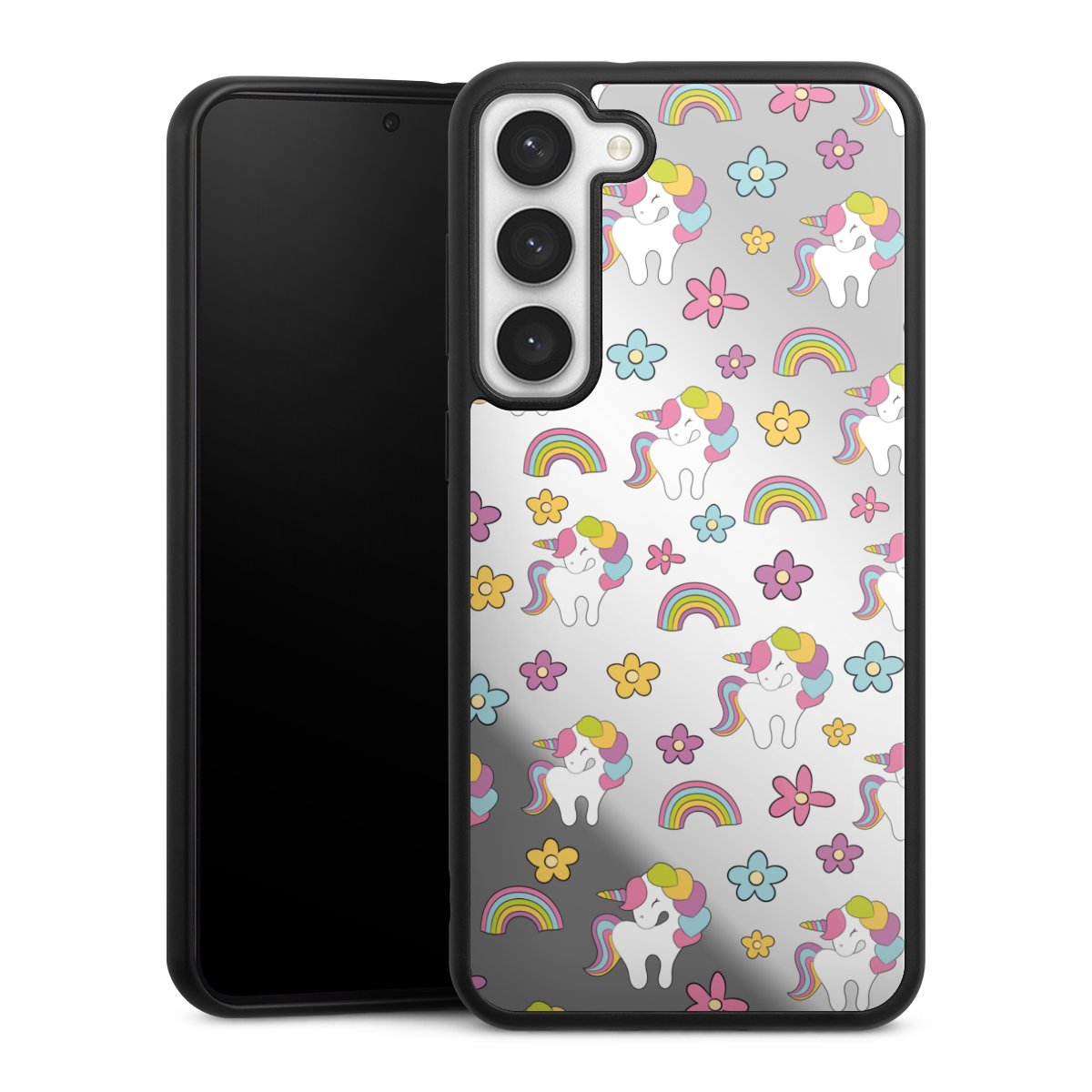 Unicorn Rainbow Pattern zonder Achtergrond