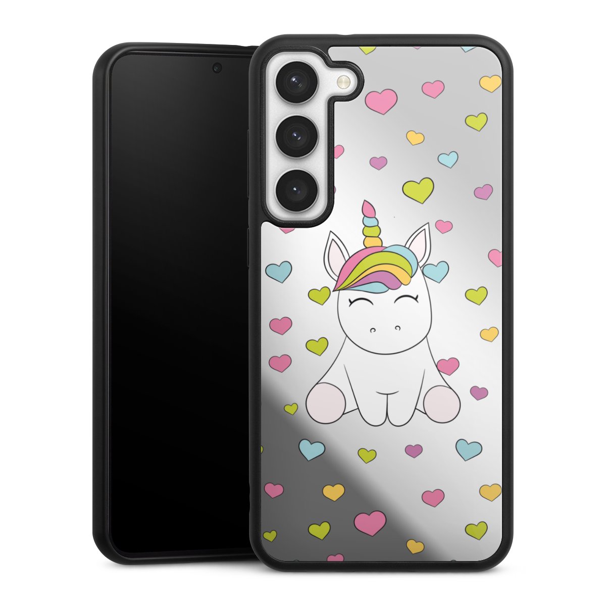 Unicorn Love Pattern ohne Hintergrund