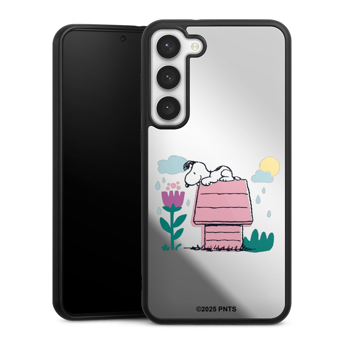 Snoopy Hundehütte Frühling transparent