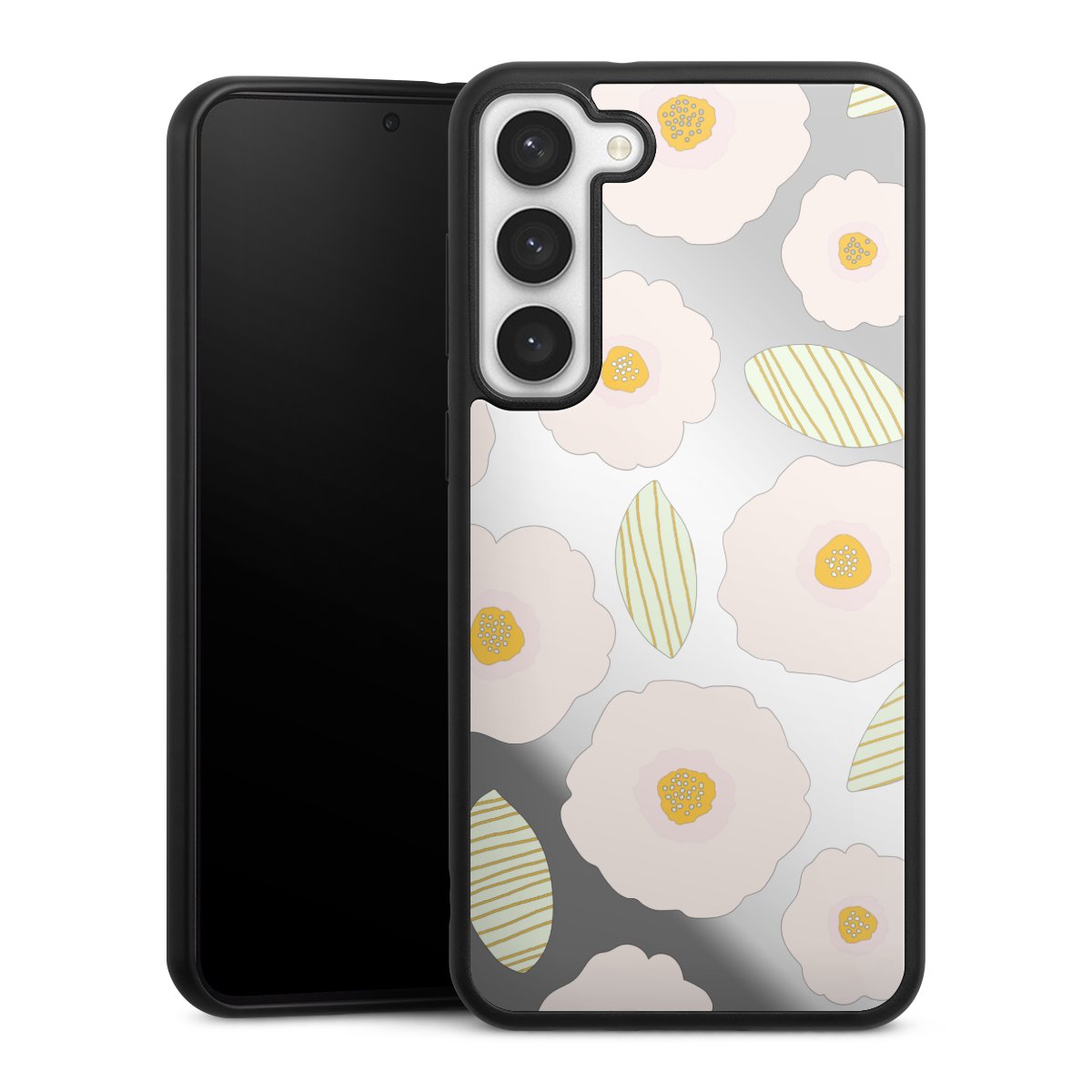 Simple Pastell Flowers Light Transparent