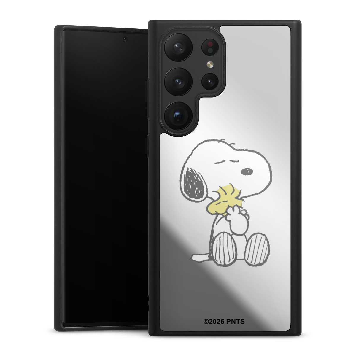 Snoopy And Woodstock Cuddling transparent