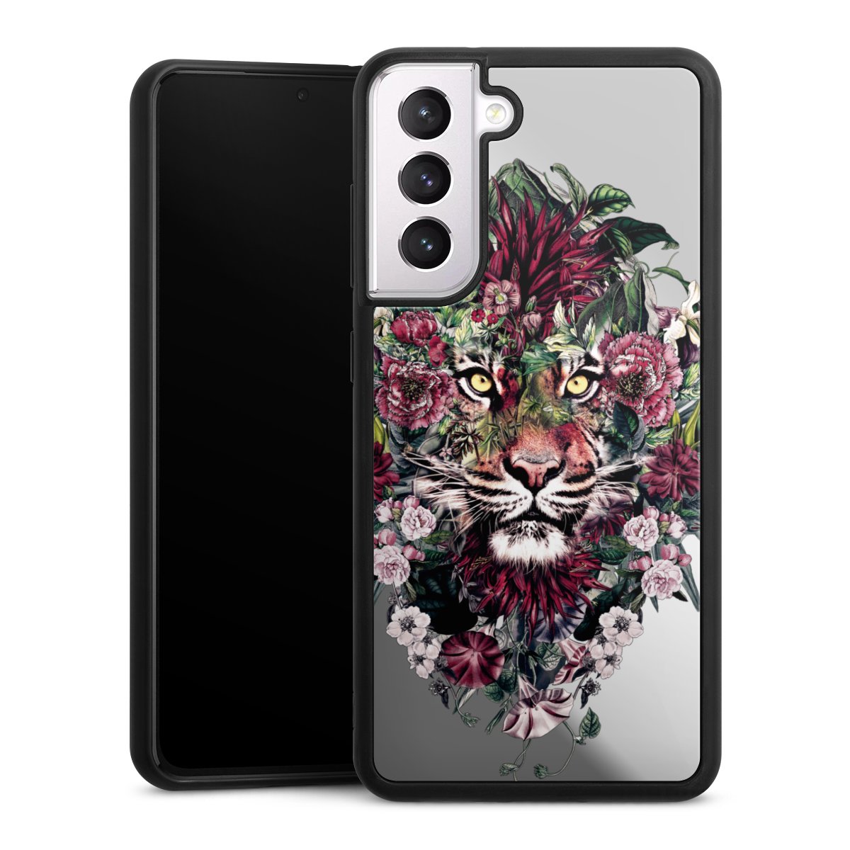 Floral Tiger zonder Achtergrond