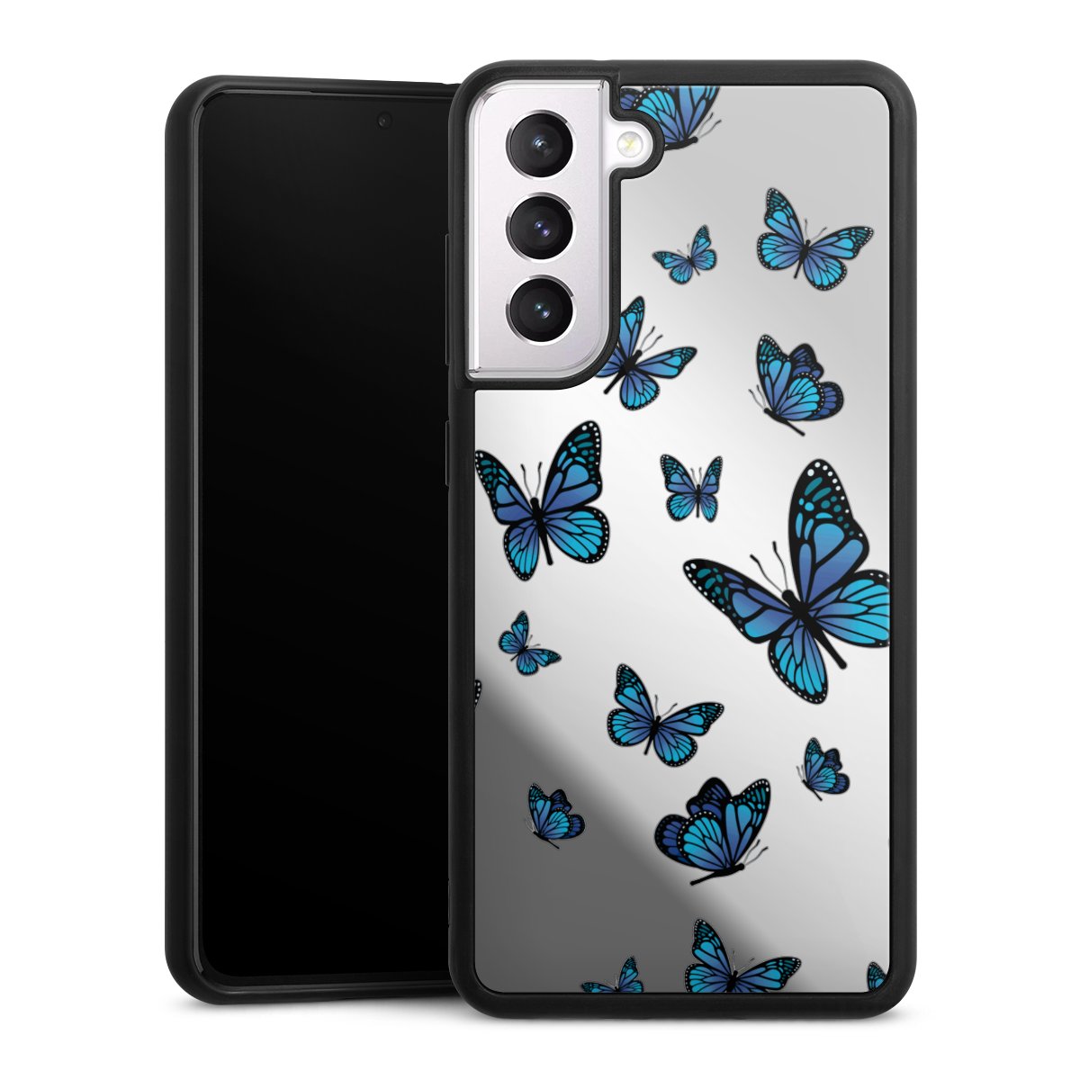 Motif papillon transparent