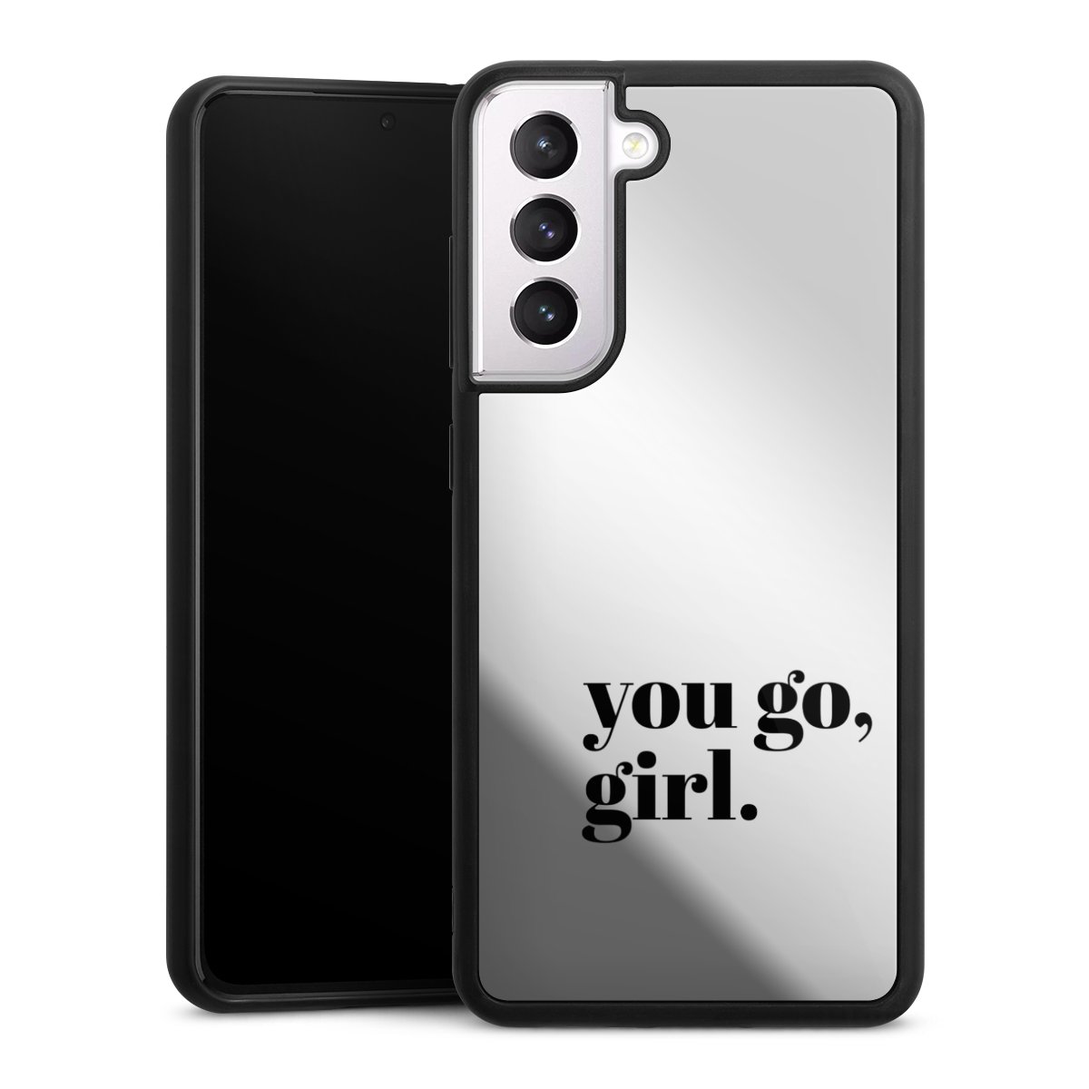 You Go Girl Schwarz Transparent