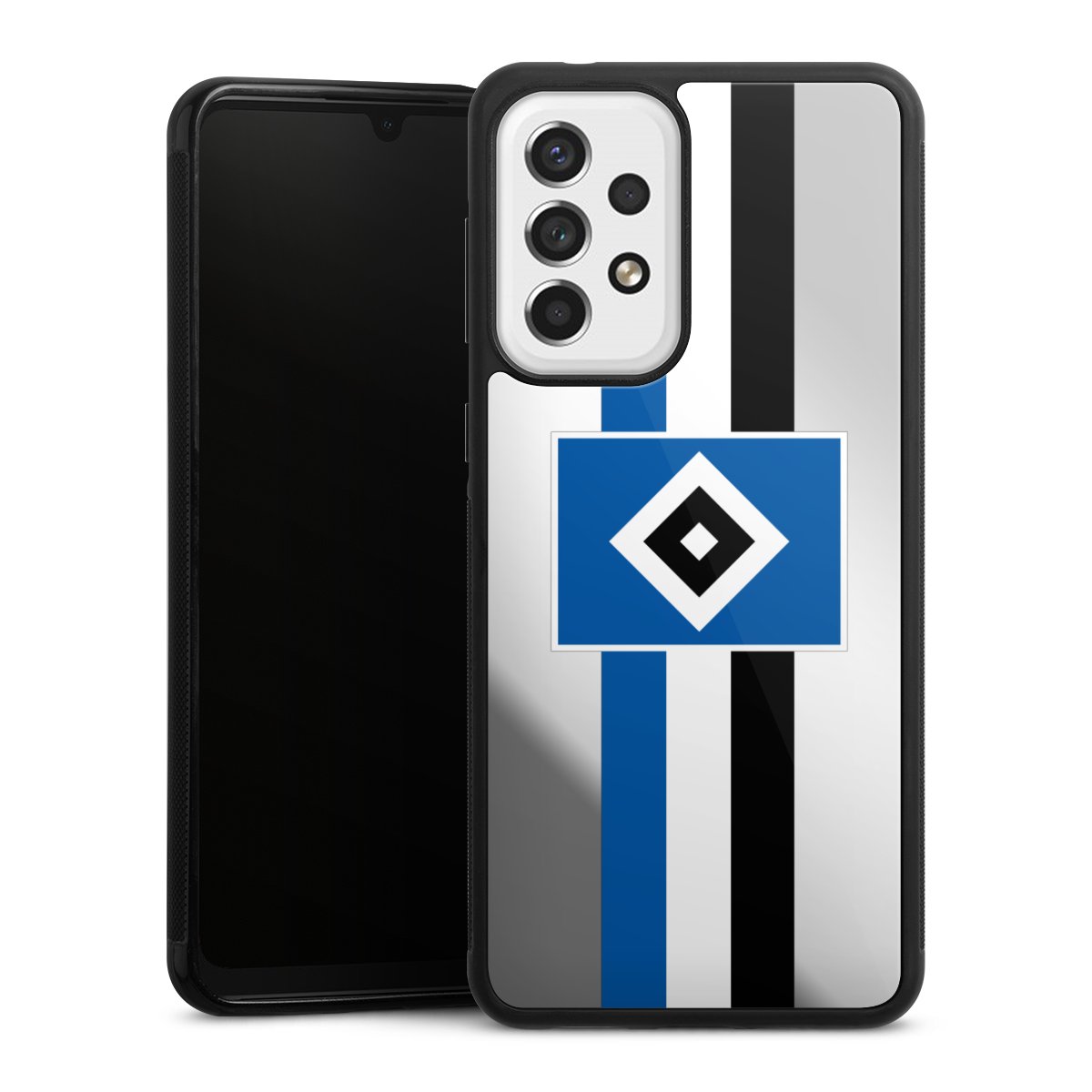 HSV Streifen - Blau-Weiß-Schwarz - ohne Hintergrund