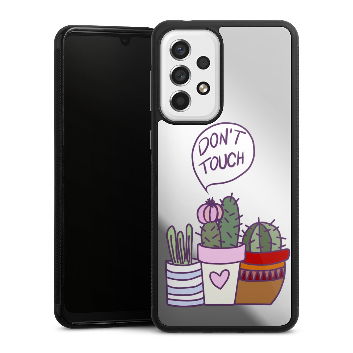 Comic Cactus - Do Not Touch zonder Achtergrond