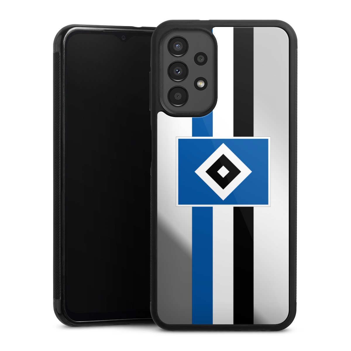 HSV Streifen - Blau-Weiß-Schwarz - ohne Hintergrund