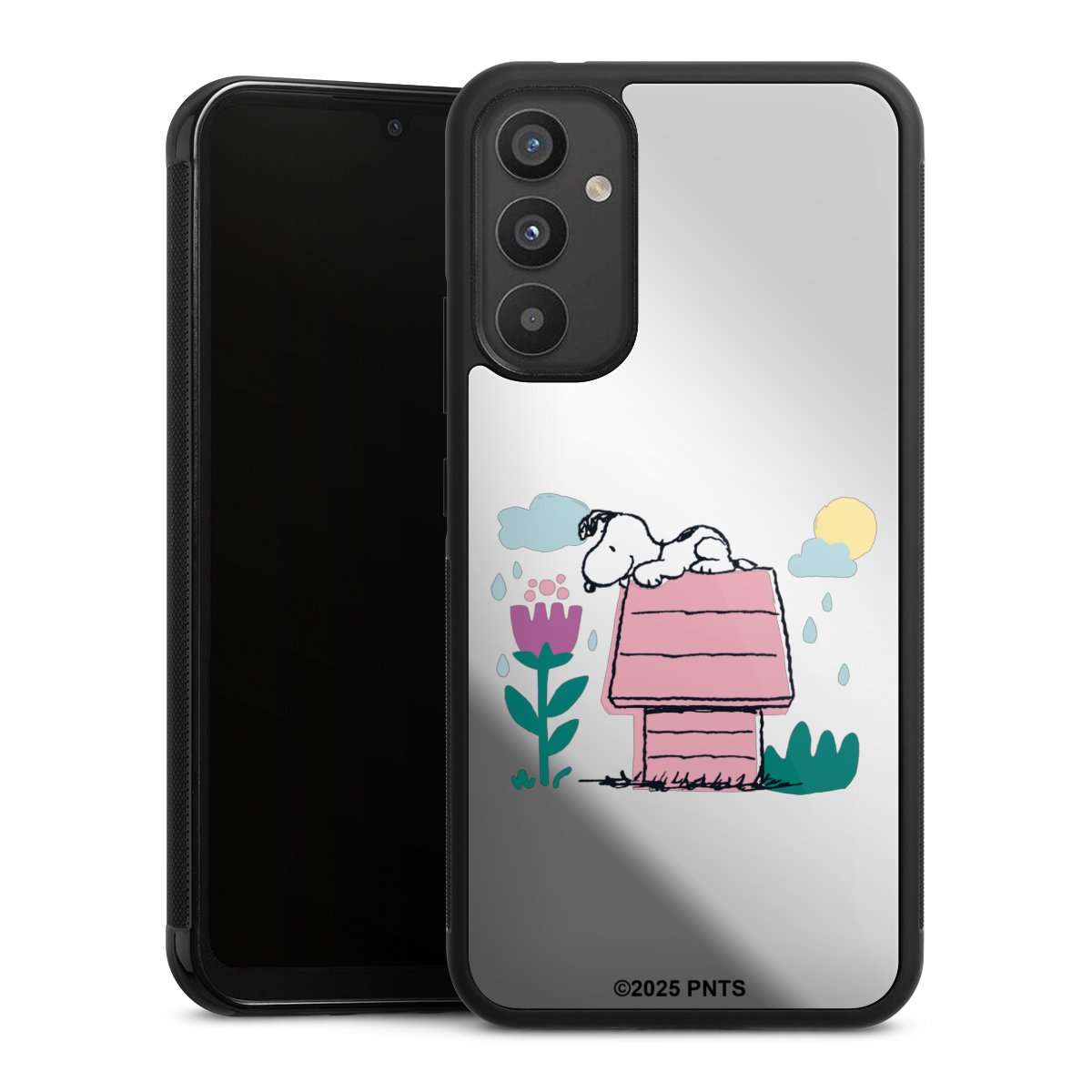 Snoopy Hundehütte Frühling transparent