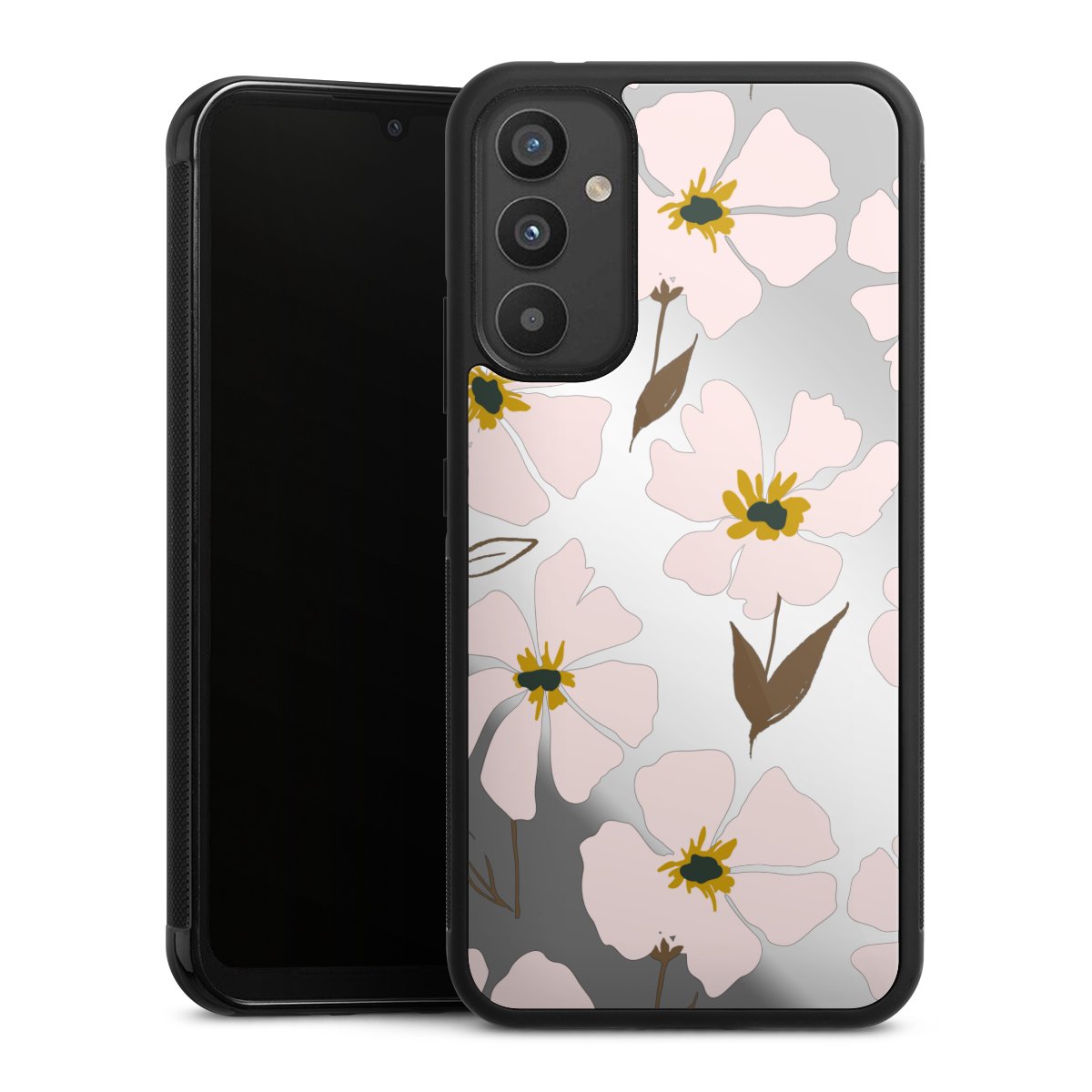 Simple Pastell Flowers Rose Transparent