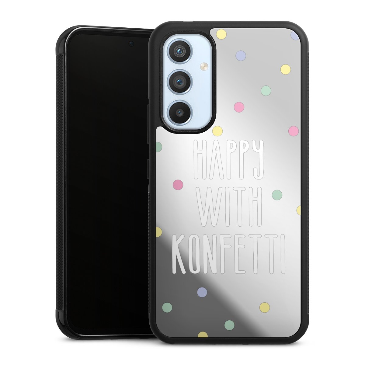Happy with Konfetti White ohne Hintergrund