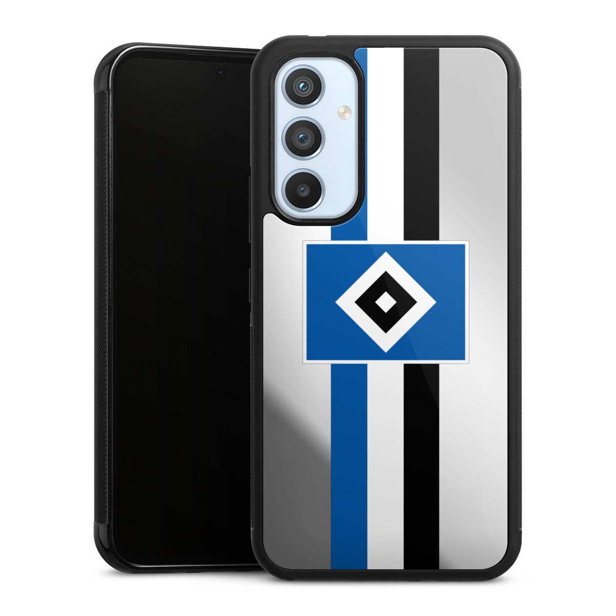 HSV Streifen - Blau-Weiß-Schwarz - ohne Hintergrund