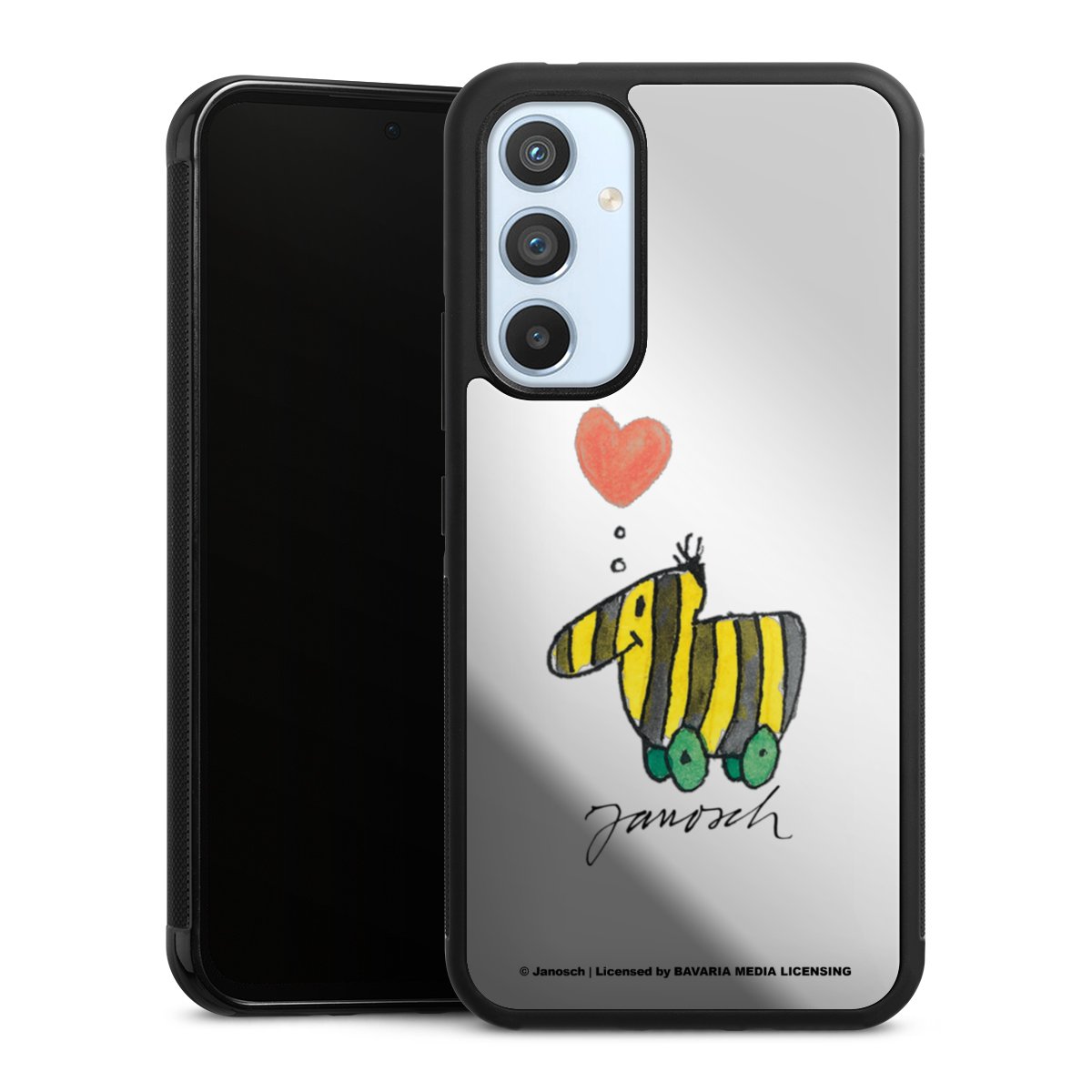 Papera tigrata cuore trasparente