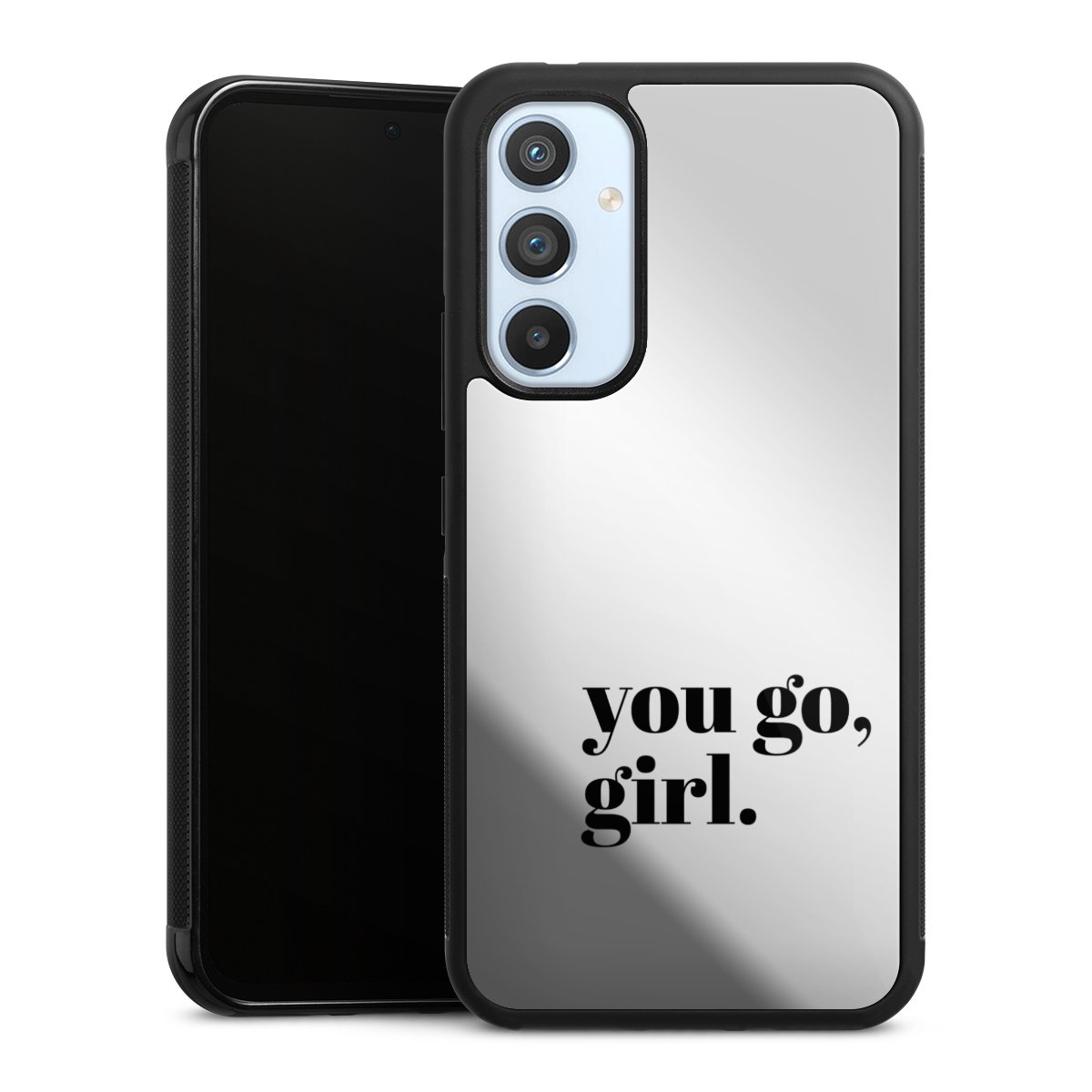 You Go Girl Schwarz Transparent