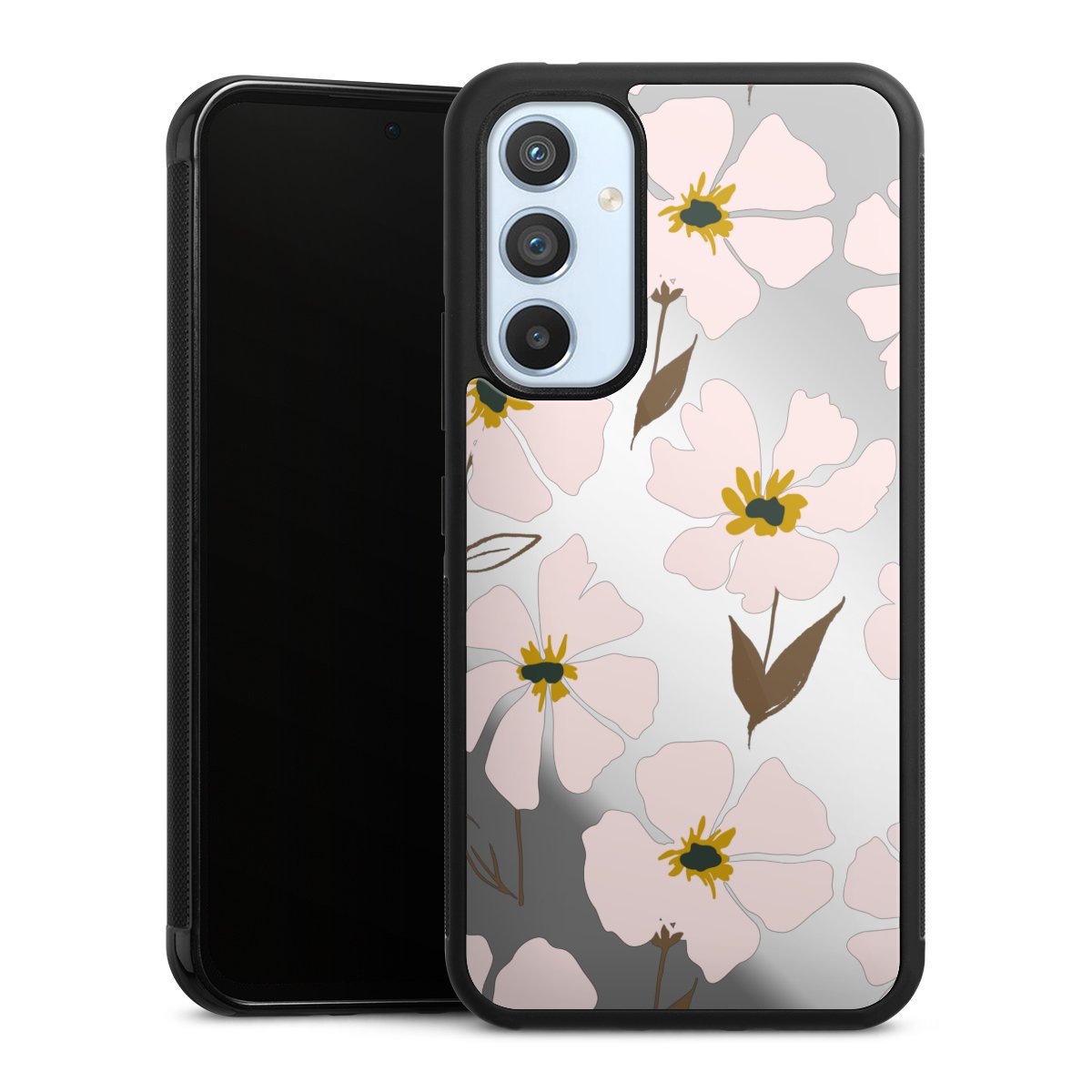 Simple Pastell Flowers Rose Transparent