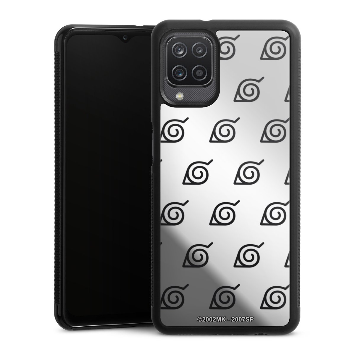 Konoha Pattern Noir sur Fond Transparent