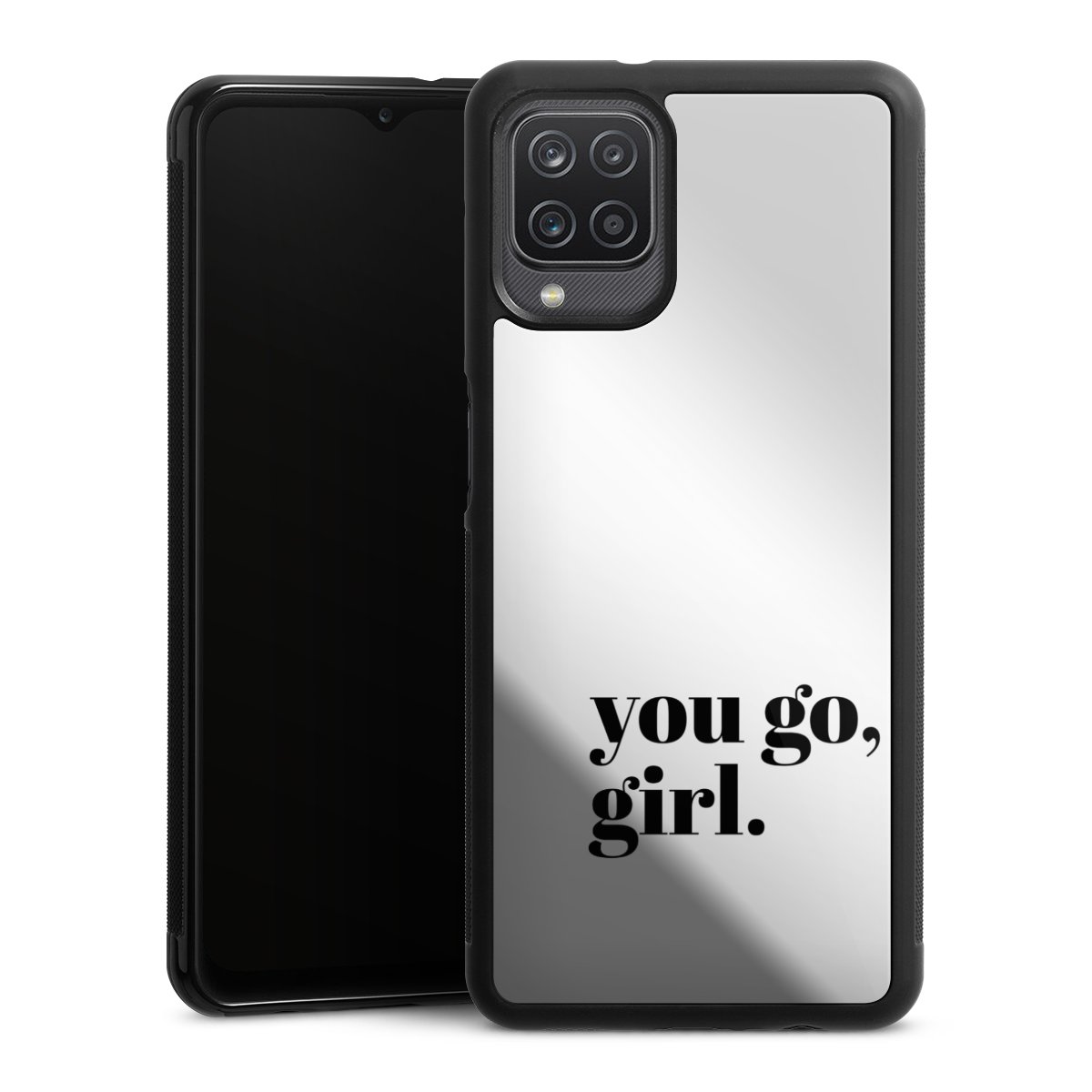 You Go Girl Schwarz Transparent