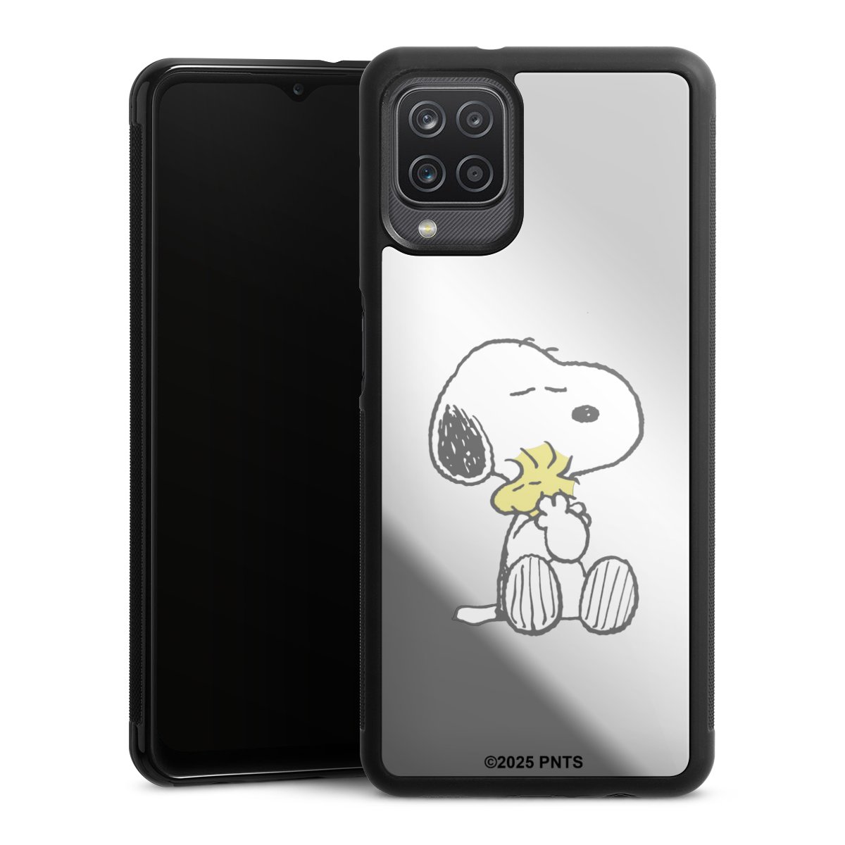 Snoopy And Woodstock Cuddling transparent