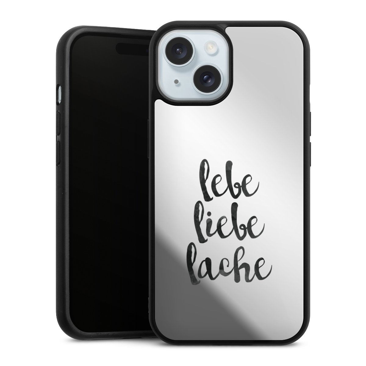 Lebe Liebe Lache ohne Hintergrund