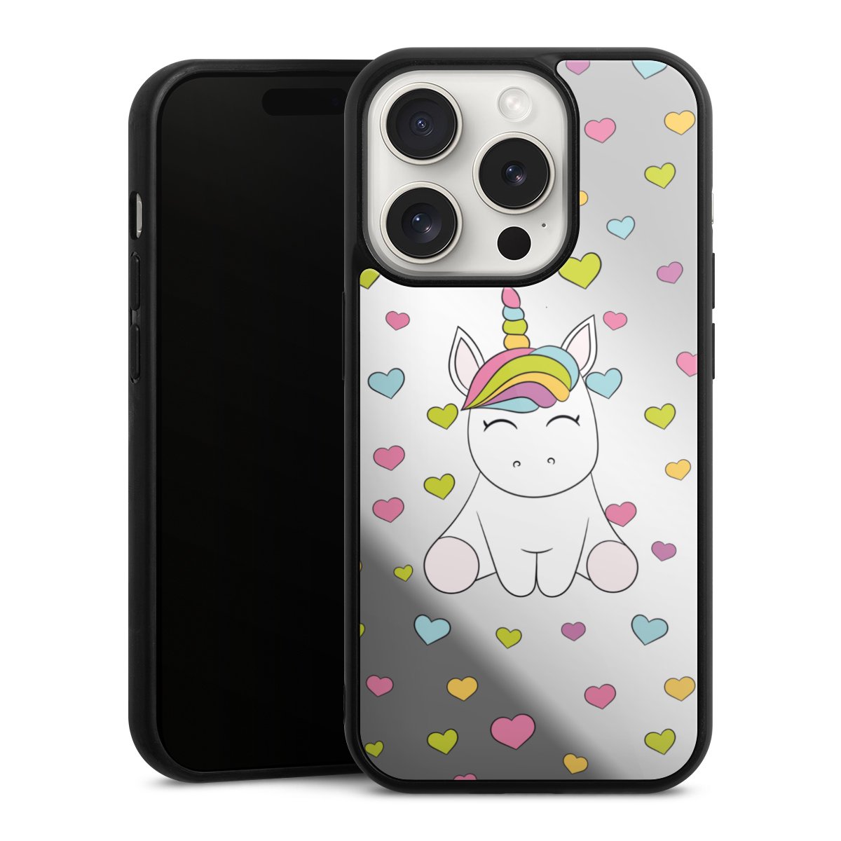 Unicorn Love Pattern zonder Achtergrond