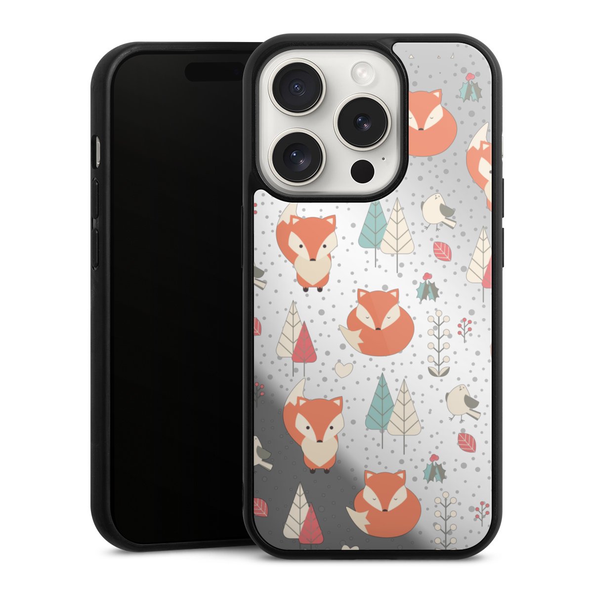 Motif Renards sans Fond
