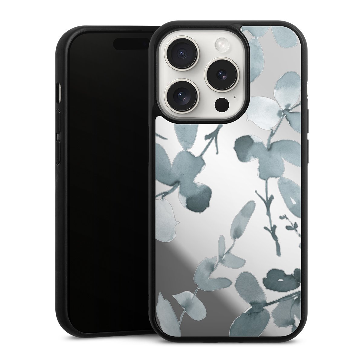Motif eucalyptus transparent