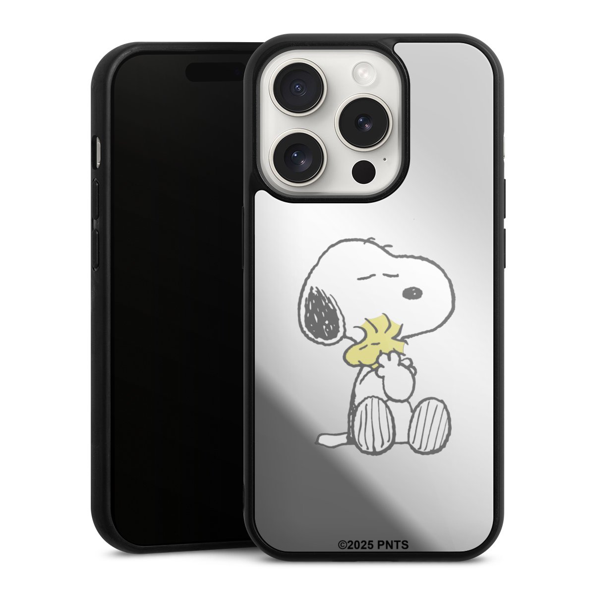 Snoopy And Woodstock Cuddling transparent