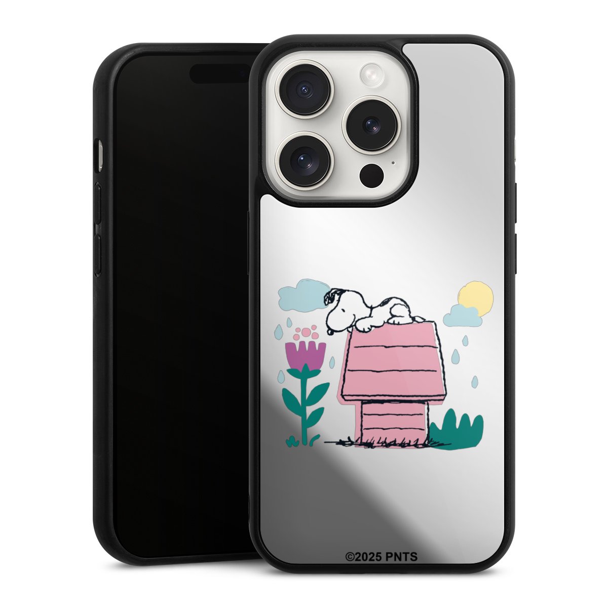 Snoopy Hundehütte Frühling transparent