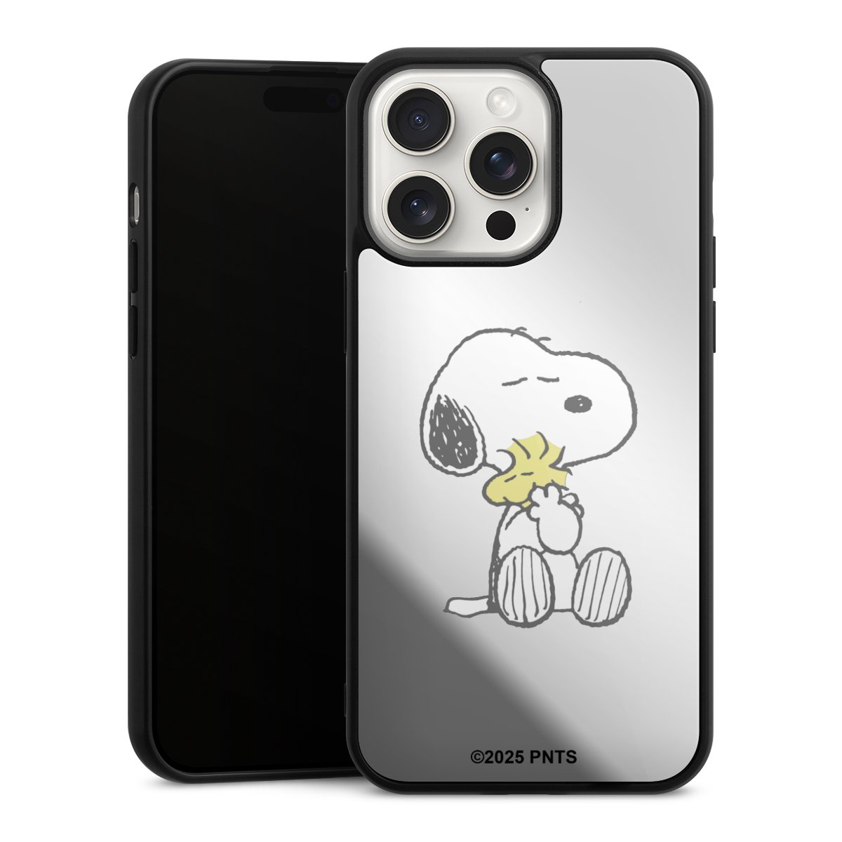 Snoopy And Woodstock Cuddling transparent