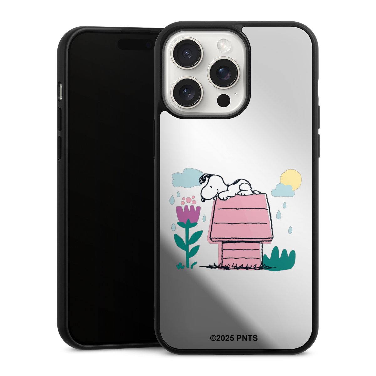 Snoopy Hundehütte Frühling transparent
