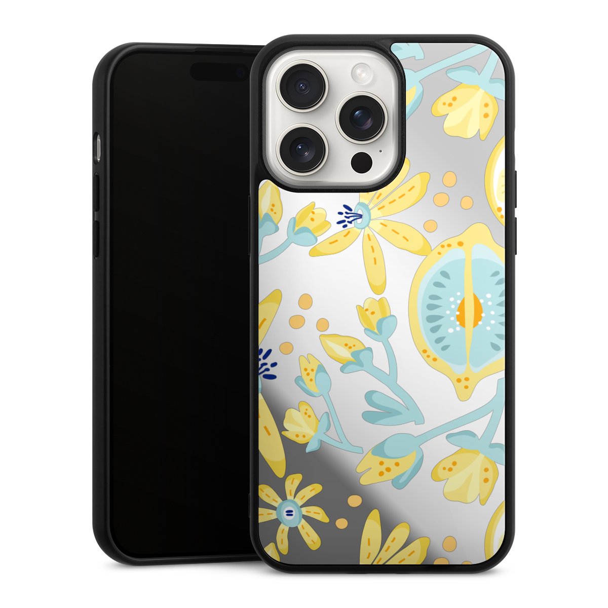 Lemon Summer Pattern Transparent Yellow