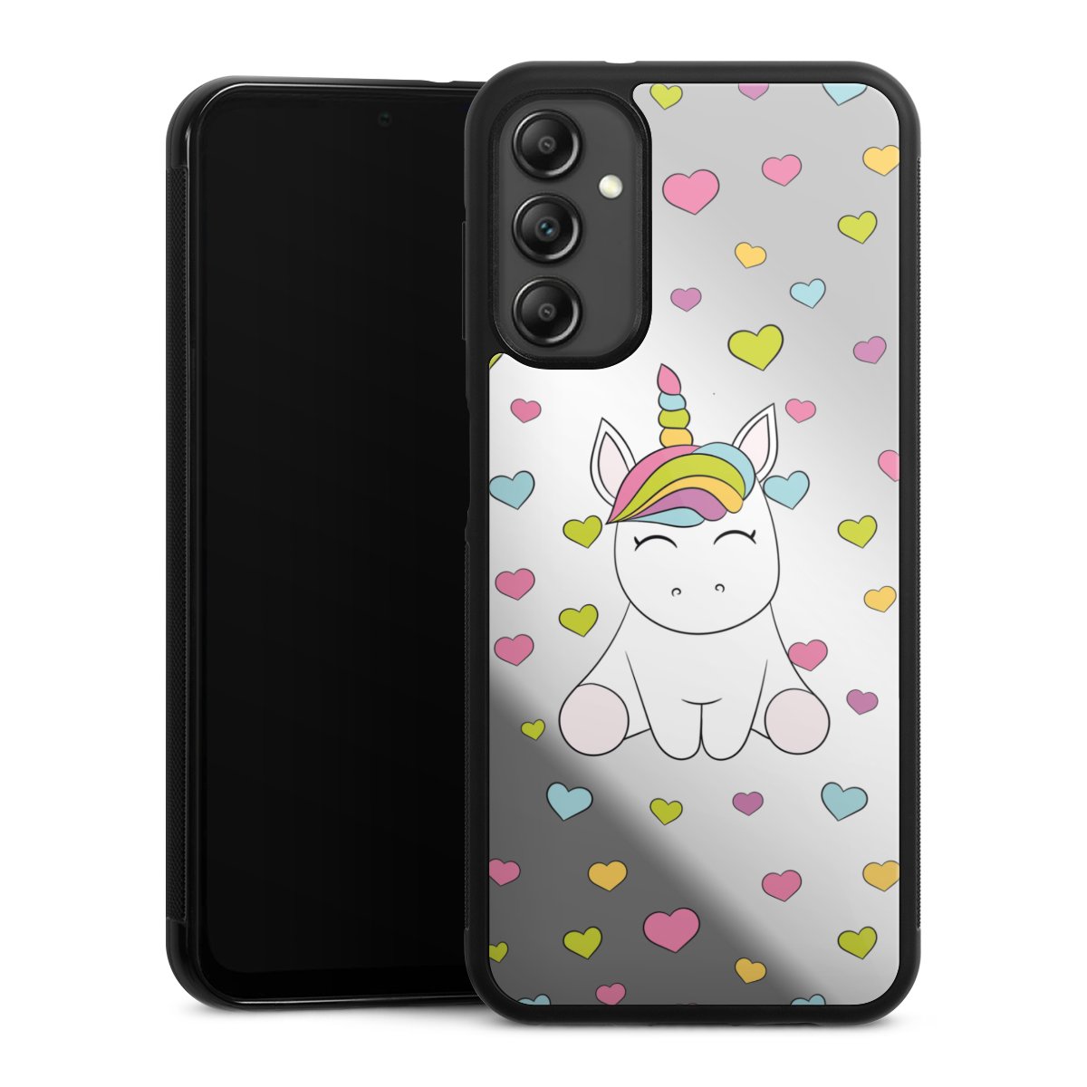 Unicorn Love Pattern senza sfondo