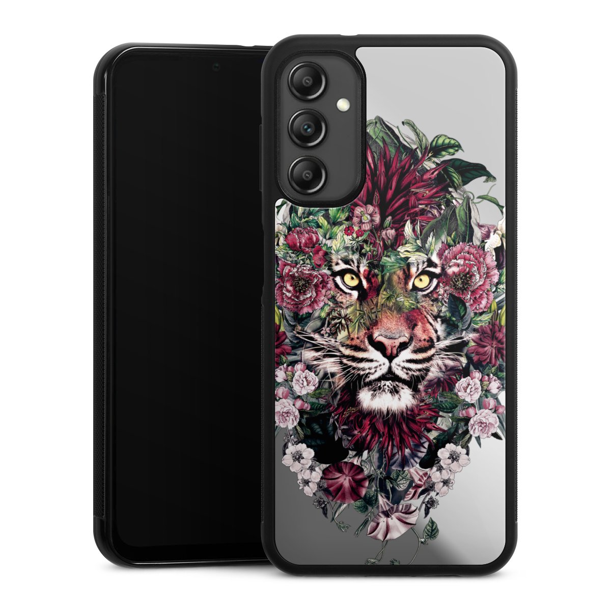 Tigre floral sans fond