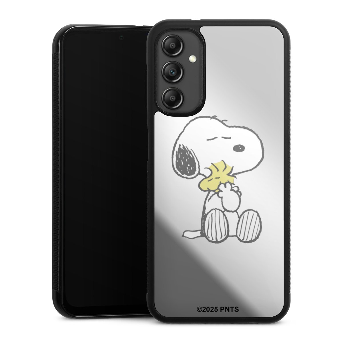 Snoopy And Woodstock Cuddling transparent