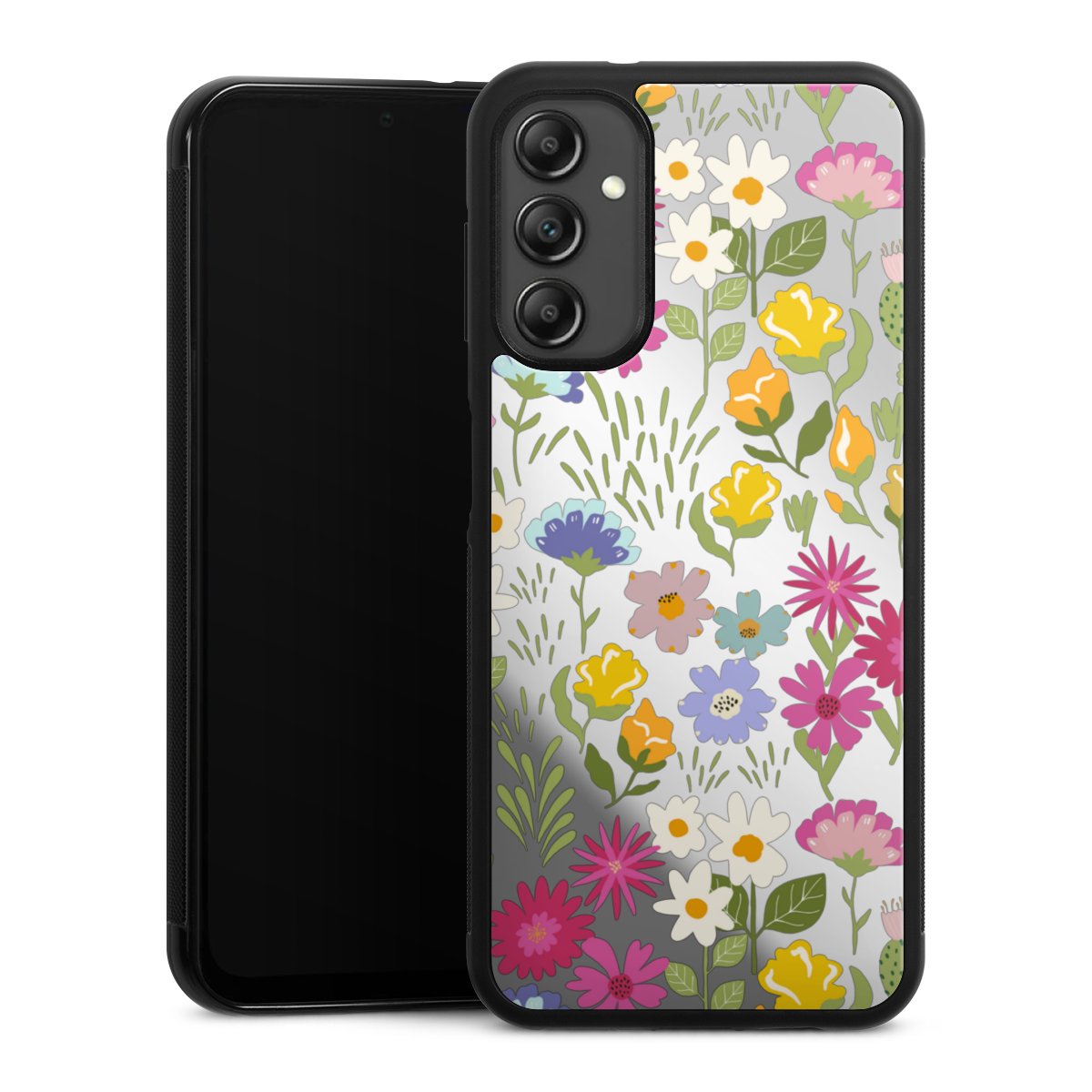 Summer Flowers Pattern Transparent