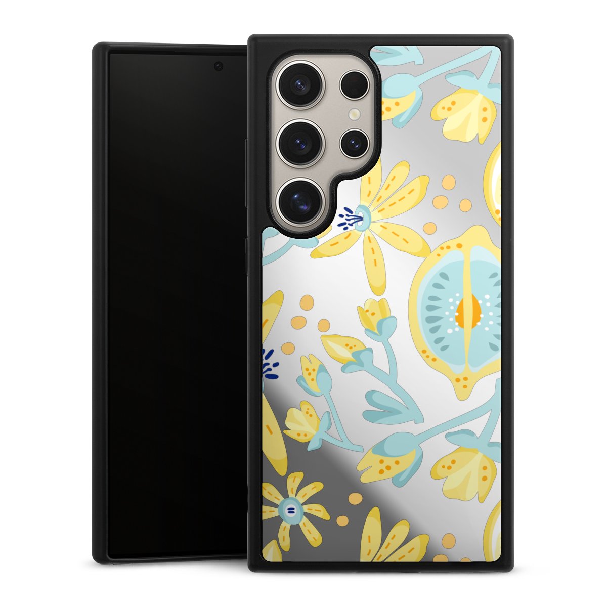 Lemon Summer Pattern Transparent Yellow