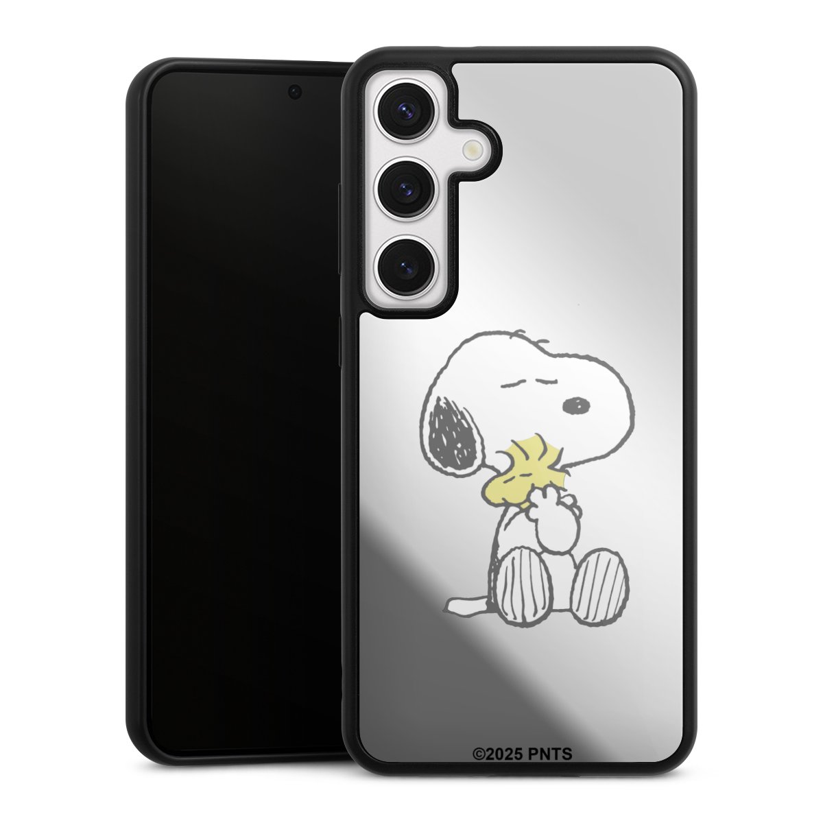 Snoopy And Woodstock Cuddling transparent