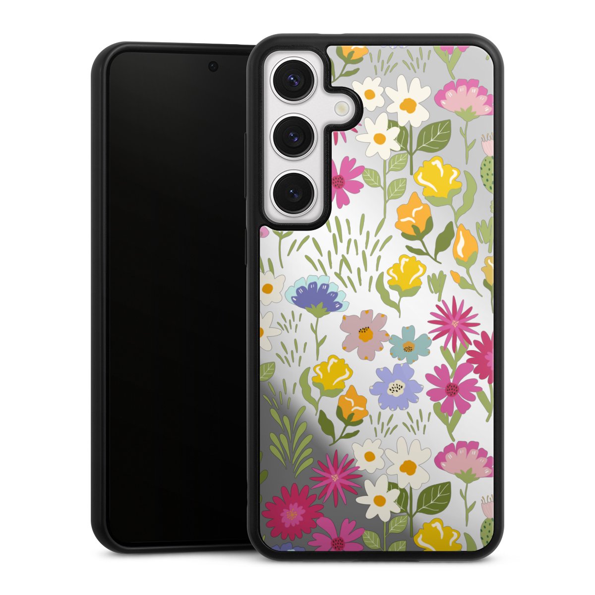 Summer Flowers Pattern Transparent