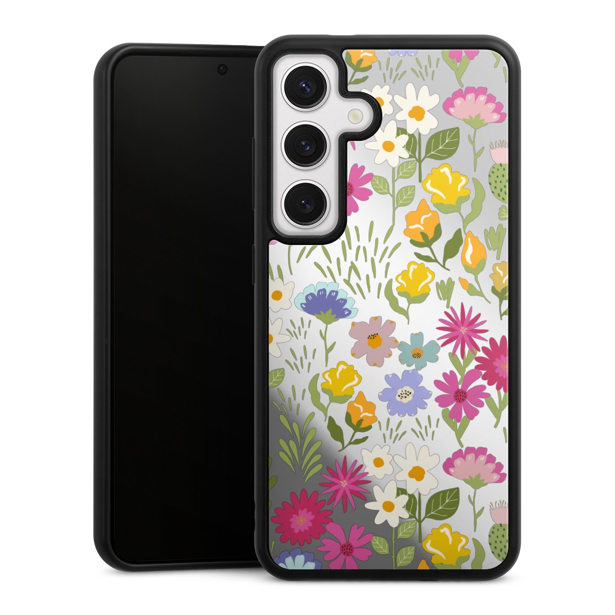 Summer Flowers Pattern Transparent