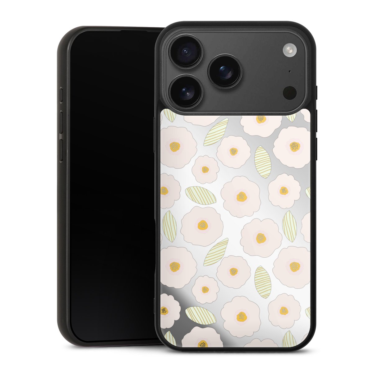Simple Pastell Flowers Light Transparent