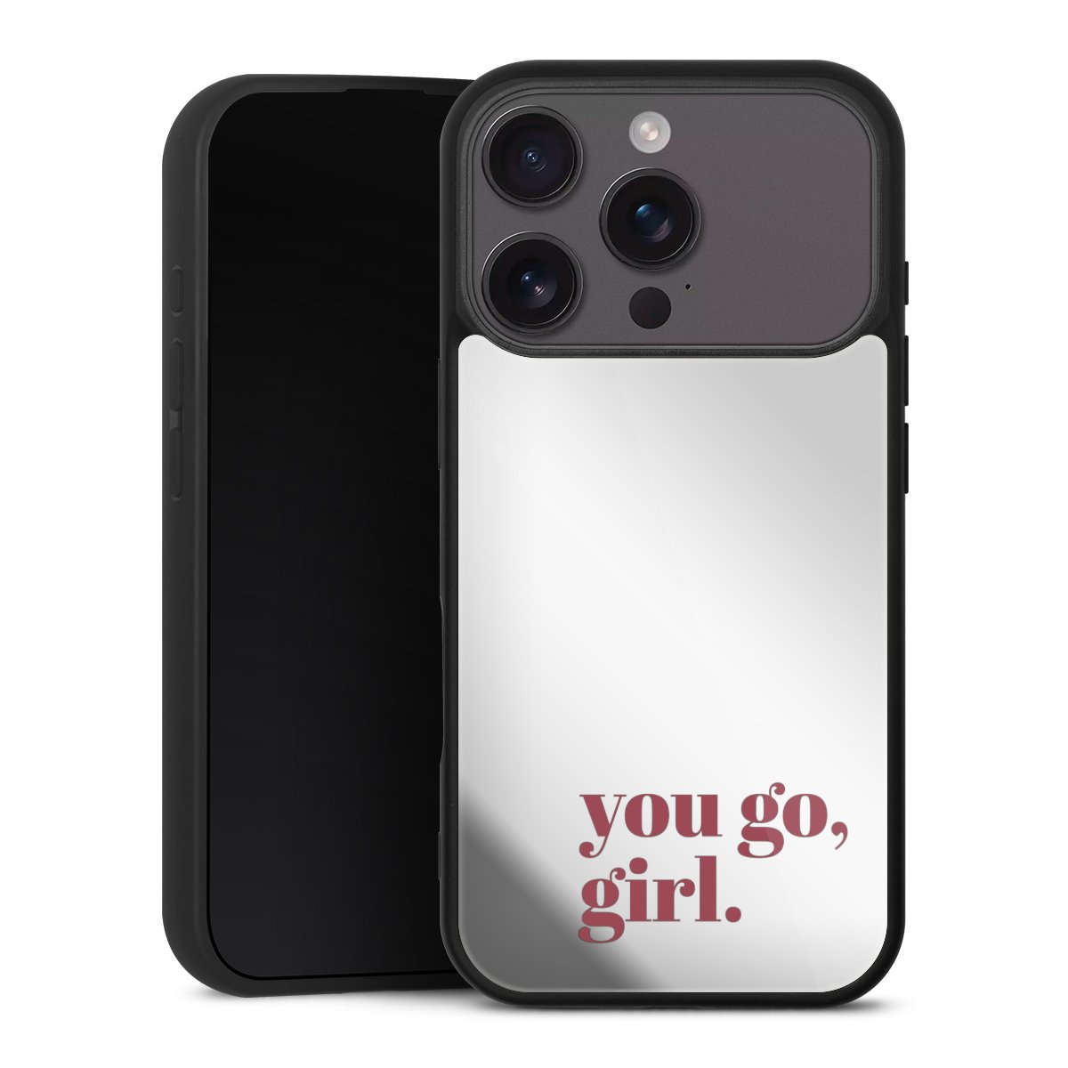 You Go Girl Rosa Transparent