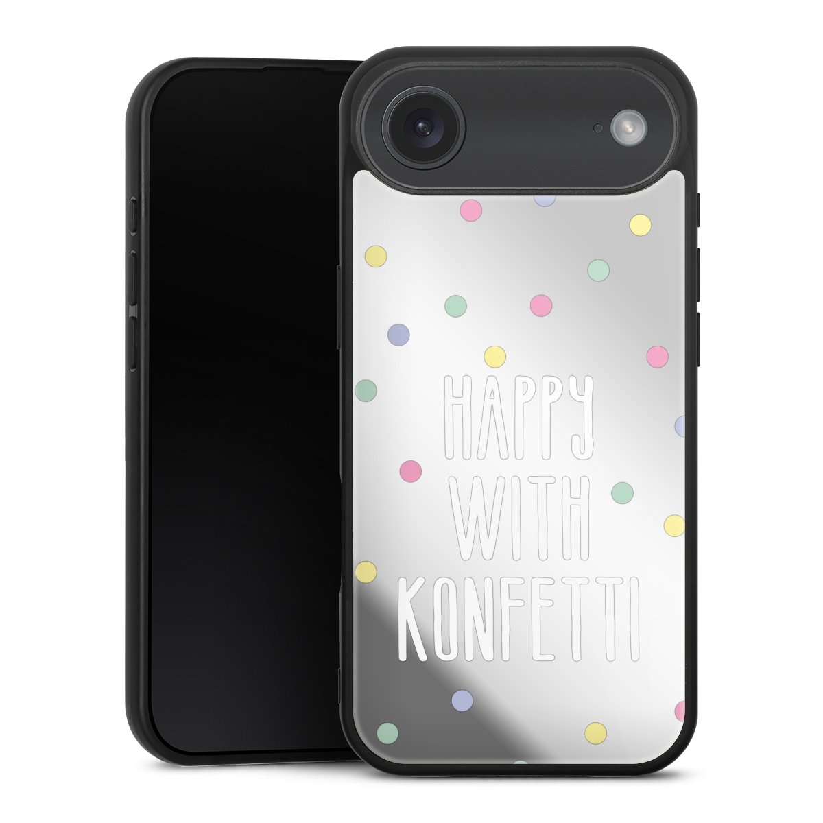 Happy with Konfetti White ohne Hintergrund