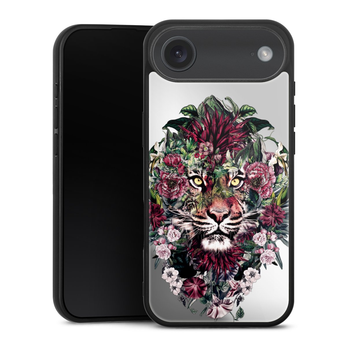 Floral Tiger zonder Achtergrond