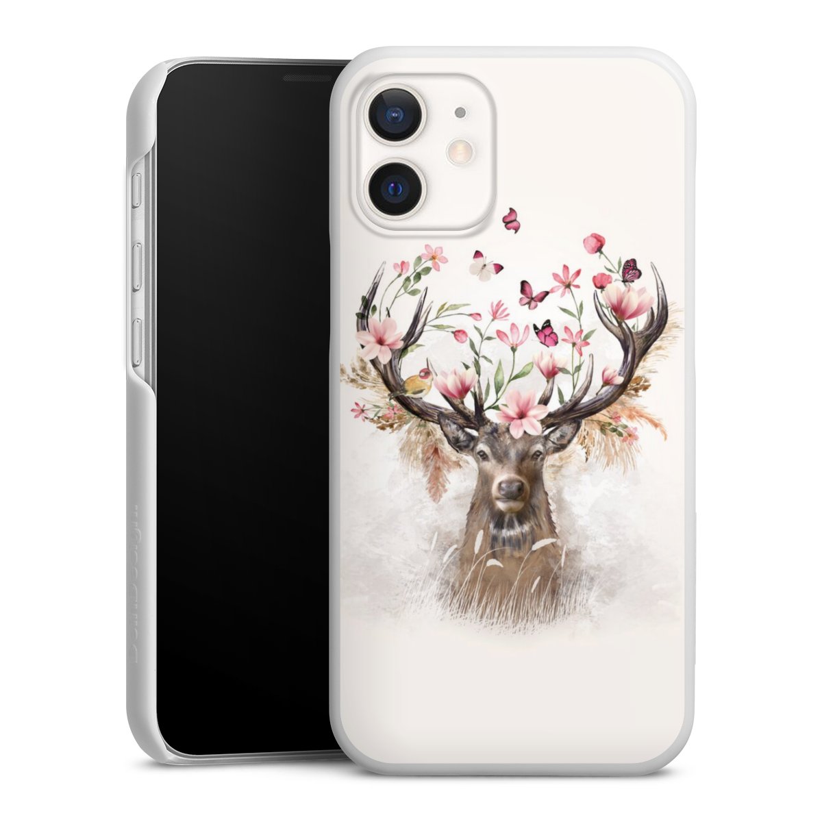Hirsch Blumen Geweih